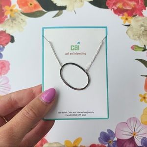 “O” Initial Necklace by Cool and Interesting